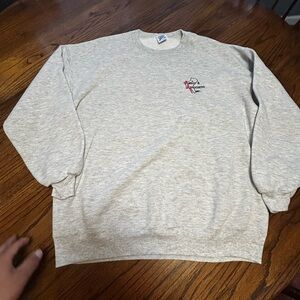 Jerzees Heather Gray Graphic Sweatshirt